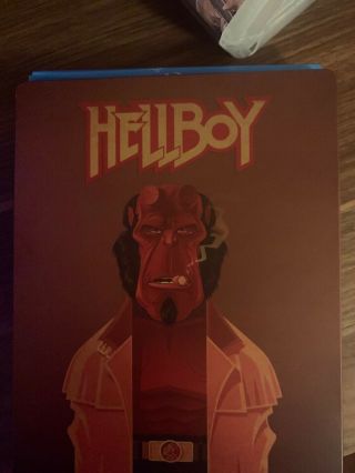Hellboy / Limited Edition Steelbook / Blu - Ray / Rare Best Buy Pop Art Exclusive