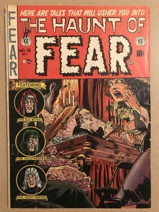 The Haunt Of Fear 15 1952 Rare Ec Horror Golden Age Comic