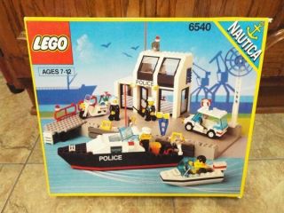 Vintage Lego 6540 Pier Police Nautica Not Complete Building Blocks