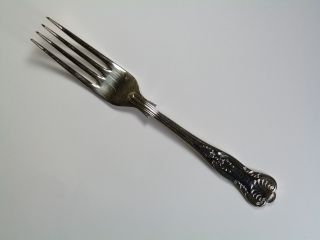 Epns A1 Silver Plate Cutlery - Kings Pattern - Dessert Fork / Forks - 7 1/4 "