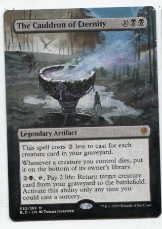 The Cauldron Of Eternity Altered Art Mtg Magic Hand Painted Commander Edh