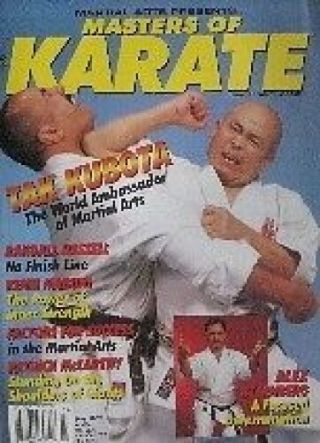 Rare 5/02 Masters Of Karate Tak Kubota Kenei Mabuni Alex Sternberg Martial Arts