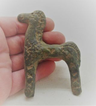 Scarce Circa 100bc - 100ad Ancient Celtic Bronze Horse Statuette