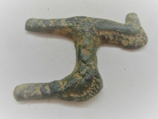 SCARCE CIRCA 100BC - 100AD ANCIENT CELTIC BRONZE HORSE STATUETTE 3