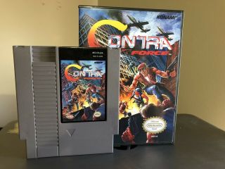 Contra: Force (nintendo Entertainment System,  1992 Very Rare W Retro Case