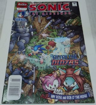 Sonic The Hedgehog 111 Rare Newsstand Edition (archie Comics 2002) Sega (fn, )
