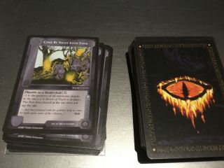 Meccg - Middle Earth Ccg - Ice - Lidless Eye Rare - Come By Night Upon Them