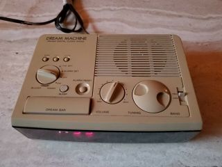 Sony Dream Machine ICF - C3W Vintage Digital Alarm Clock AM/FM Radio 2