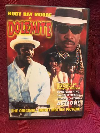 Dolemite Dvd Rudy Moore 1998 Uncut Xenon Entertainment Group Rare Oop