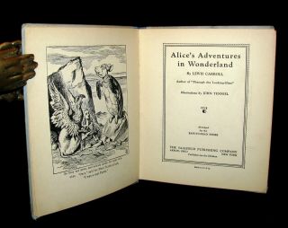 1920 ' s Rare Saalfield Edition - Alice ' s Adventures in Wonderland by Lewis Carrol 3