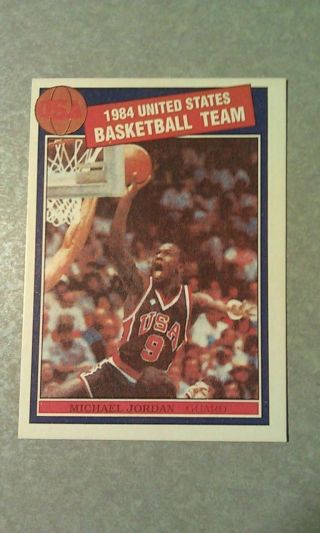 Michael Jordan 1984 Rookie Dream Team Usa Pink Back Missing Link Rare Wow