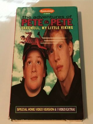 The Adventures Of Pete And Pete Farewell My Little Viking Nickelodeon Rare Vhs