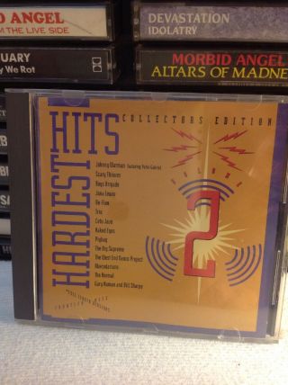Hardest Hits Vol.  2 Cd 1994 Rare Wave Synth Pop Peter Gabriel Boys Brigade