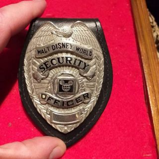Obsolete Walt Disney World Security Officer Badge Not Issued Collectible Rare