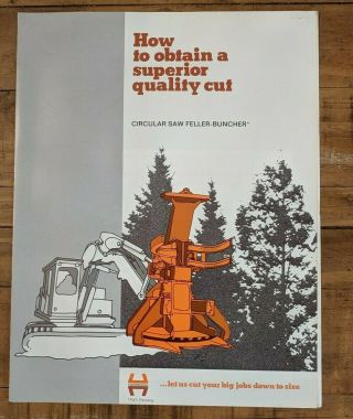 Vintage Harricana Metal,  Inc.  Logging Heavy Machinery Timber Brochure (canada)