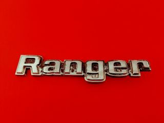 1973 - 1979 Ford Ranger Bed Side Metal Emblem Oem Badge Symbol Logo Sign (1973)