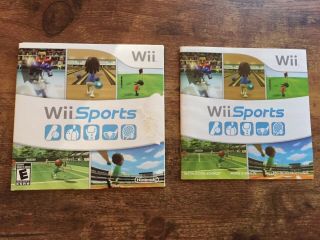 Wii Sports (nintendo Wii,  2006) Complete In Sleeve - Cib Rare