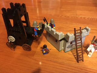 Vintage Lego Siege Tower 6061 W/instructions Complete Owner