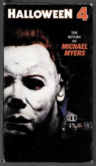 Halloween 4: The Return Of Michael Myers (vhs) Very Rare&htf Vhs Good,  Freeshippn