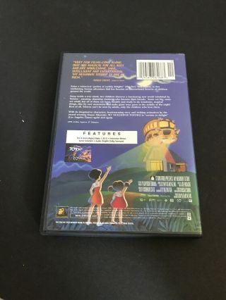 My Neighbor Totoro DVD RARE Fox Family Feature Authentic 2