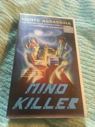 Mind Killer Vhs Rare Pal Portugal Release