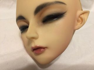 1/3 Luts Delf Elf Vampire Yder With Closed Eyes,  Rare Bjd Type 1 Head