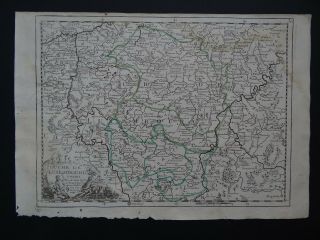 1743 Le Rouge Atlas Map Luxembourg - Duche De Luxembourg