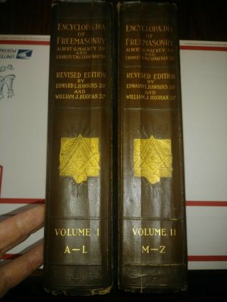 Rare Encyclopedia Of Freemasonry 1924 2 Volume Set