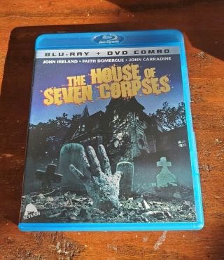 House Of The Seven Corpses (blu - Ray/dvd) Horror Rare Oop Severin Films