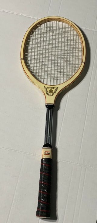 Tourney M Mac Gregor Tennis Racket 4 1/2 Rare Vintage In Really