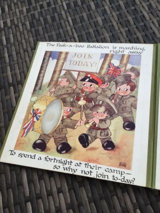 The Peek - A - Boos In Camp Play Book Drawn By Chloe Preston Rare Circa 1915 1st Ed? 2