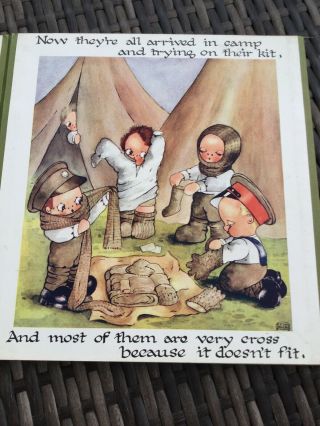 The Peek - A - Boos In Camp Play Book Drawn By Chloe Preston Rare Circa 1915 1st Ed? 3