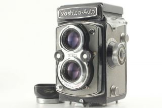 【rare N/mint - 】yashica - Auto Tlr Camera Yashinon 80mm F/3.  5 W/hood From Japan 355