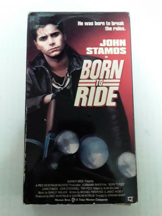 Born To Ride Vhs Rare Cult Action Thriller Sleaze Exploitation Wb Hard To Find