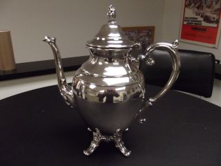 Vintage Silver Plated Tea/coffee Pot/wm Rogers