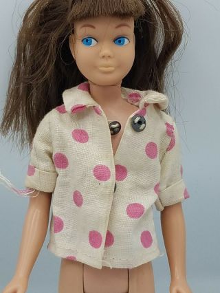 Barbie Skipper Clone Polka Dot Shirt Vintage Mod