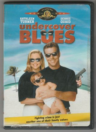 Undercover Blues Dvd Wide & Full Screen Kathleen Turner Dennis Quaid Rare Oop
