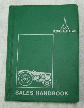 Vintage Khd Klockner - Humboldt - Deutz Tractor Engine Parts Export Sales Handbook