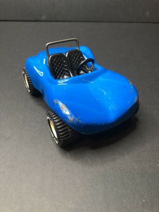 Rare Vintage Tonka Blue Fun Dune Buggy Pressed Steel 1010 1/24 Scale (a)