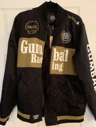 Very Rare Gumball Rally Sports Jacket Bnwt Size L