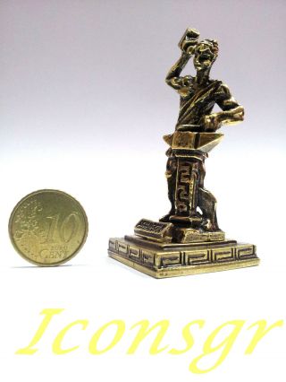 Statue Hephaestus Greek Miniature Olympian God Pantheon Ancient Sculpture Zamac 2
