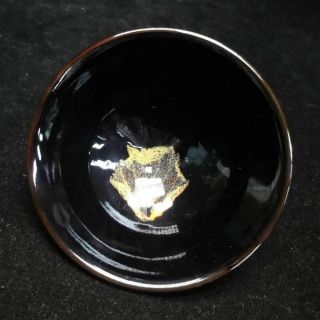 Rare Old Chinese " Cizhou " Kiln Hand Made Black Glaze Porcelain Tea Cup