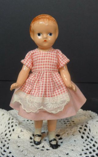 Vintage Composition Wee Patsy Doll W/ Dress