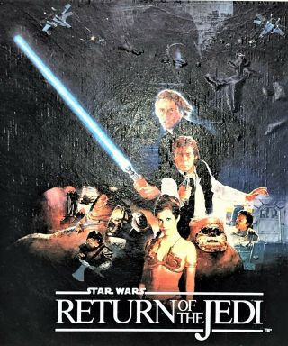 Rare Vintage Return Of The Jedi Part 1 Cbs/fox Selectavision Video Disc Ced