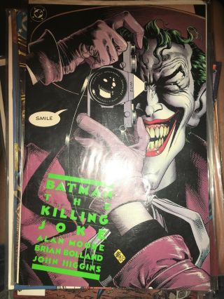 Batman The Killing Joke Dc 1988 1st Print Nm,  Rare Key,  Joker App,  Alan Moore.
