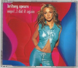 Britney Spears Oops.  I Did It Again Rare Promotional Cd Single 2000