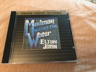 Mfsl Elton John - Madman Across The Water Udcd 516 Gold Cd Rare Oop
