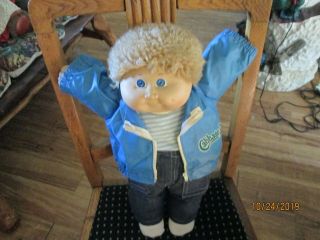 Vintage Beige Hair Boy Cabbage Patch Kids Doll 1978 To 1982 Clothes