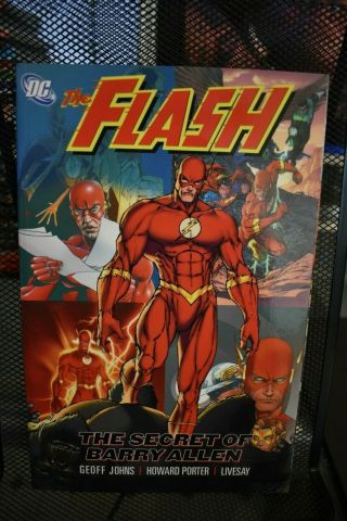 The Flash The Secret Of Barry Allen Dc Tpb Rare 2005 By Geoff Johns Howrd Porter