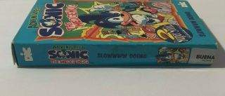 Adventures Of Sonic The Hedgehog Slowwww Going Rare & OOP Cartoon DIC Video VHS 2